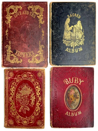 Item #010832 1850-1906 &ndash; Four Alba Amicorum (Friendship Books) kept by American women